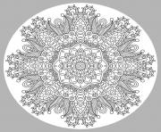 Printable adult mandala by karakotsya 1  coloring pages